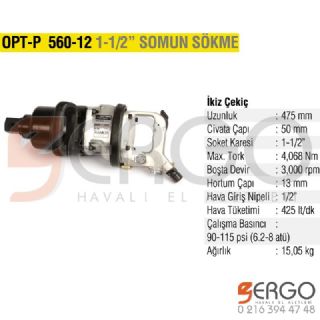 Havalı Somun Sıkma OPT - P 560-12 